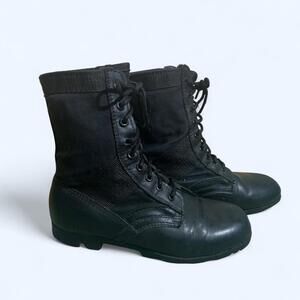 Rothco Men’s G.I. Type Combat Jungle Boots Black Leather Size 8 R EU 41